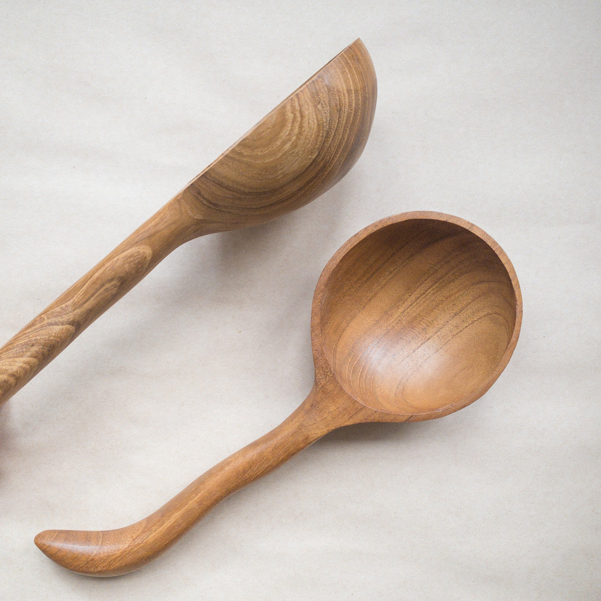 TEAK WAVE Long mini scoop - A World of Craft