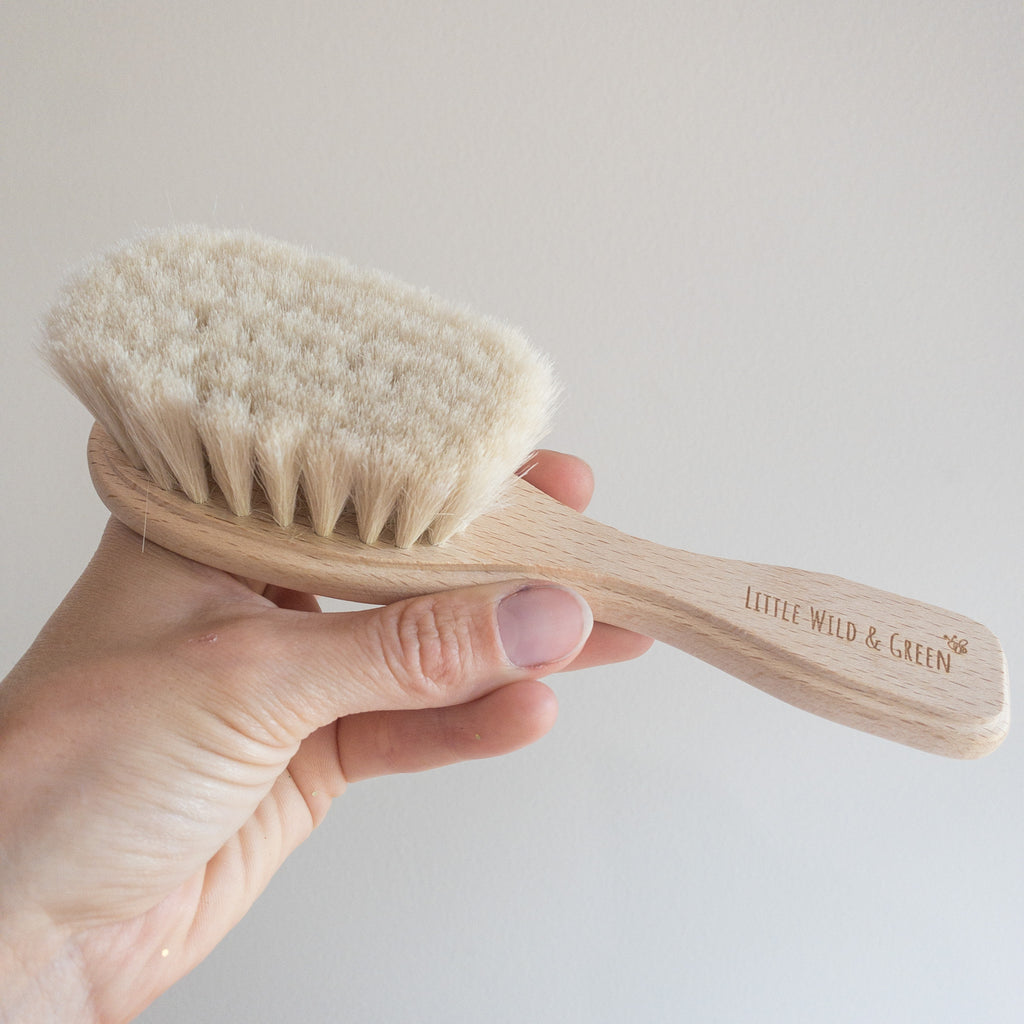 Natural Baby Hair Brush - SECONDS SALE