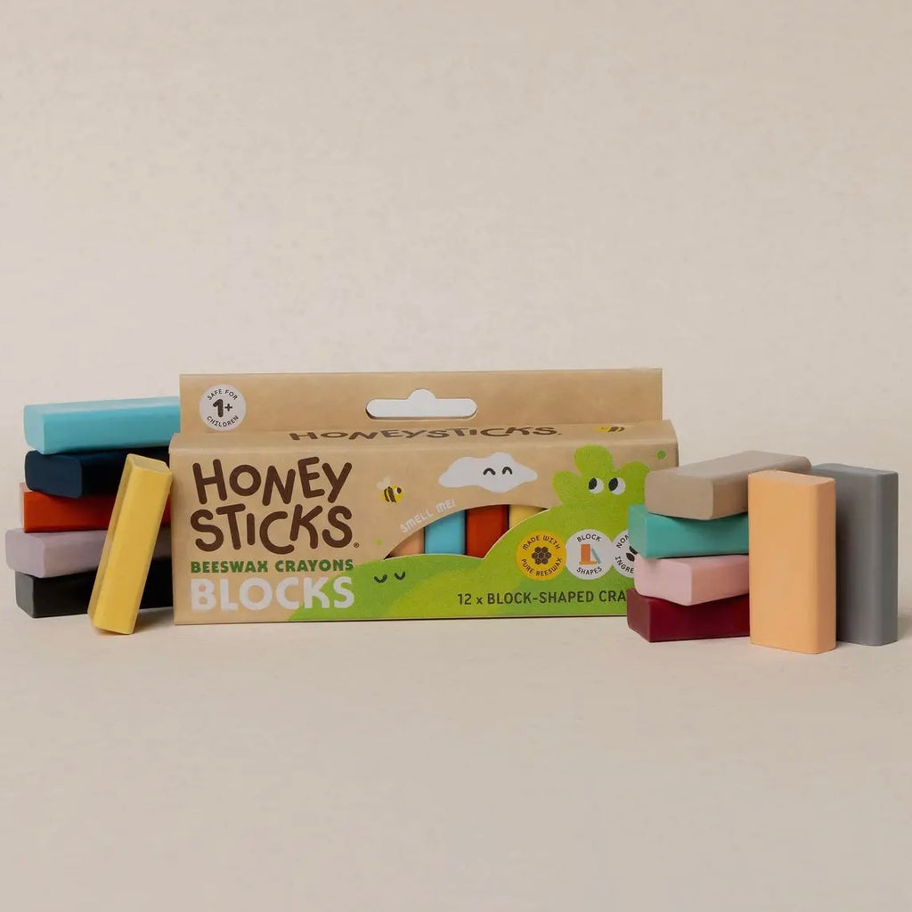 Beeswax Crayon Blocks 12pk