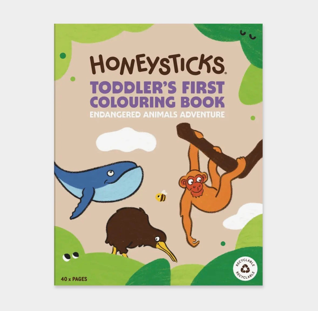 Toddler's First Colouring Book | Little Wild & Green