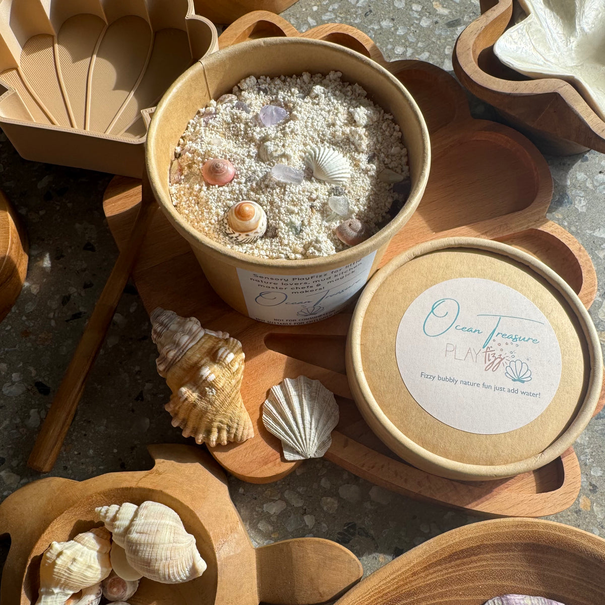 PlayFizz Crumble Cup – Ocean Treasure | Little Wild & Green