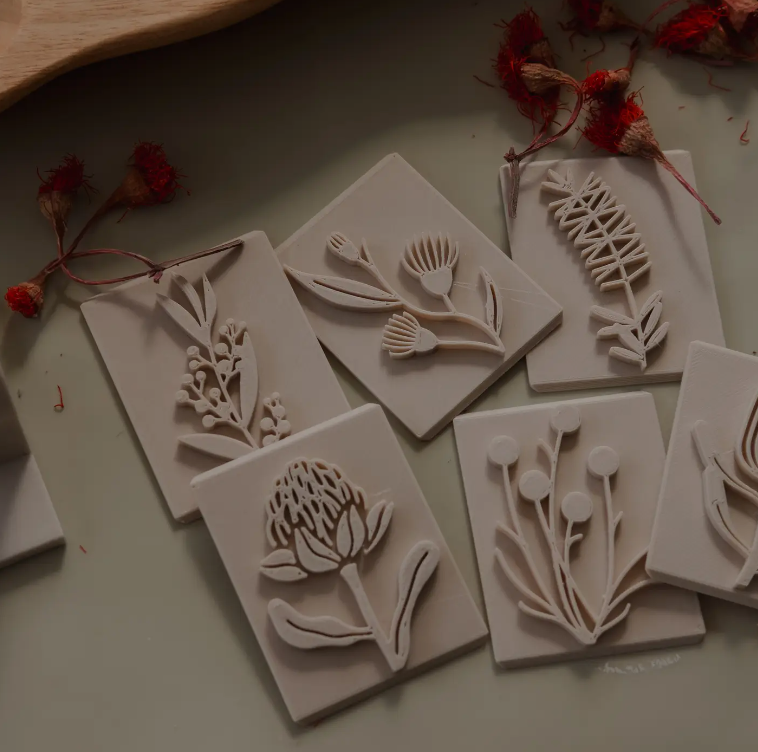 Australian Native Flower Eco Playdough Stamp Set