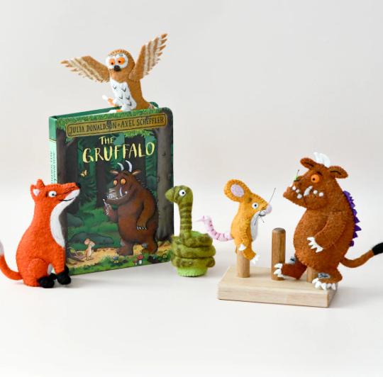 The Gruffolo Finger Puppet Set