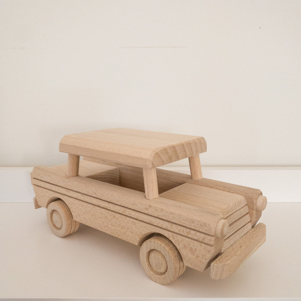 Handmade Wooden Toy Cart
