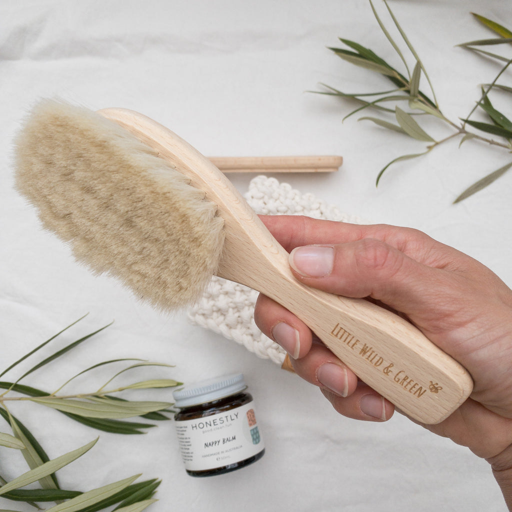 Natural Baby Hair Brush - SECONDS SALE
